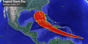 Uragani “Elsa” bëhet Stuhi Tropikale!
