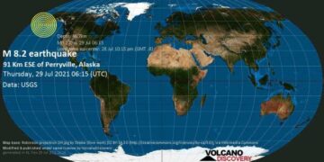 Tërmeti i fuqishëm 8.2 në Alaskë, alarm për cunami