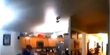 Dalin pamjet nga tërmeti 8.2 në Alaskë, njerëzit vrapojnë në panik