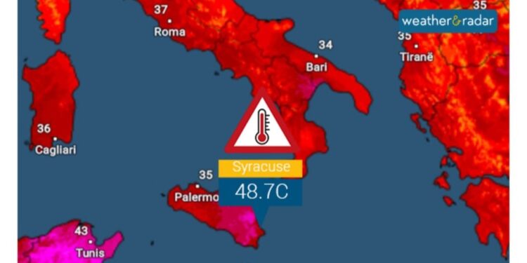 Thehet rekordi i të gjitha kohërave për temperatura të larta në Evropë!