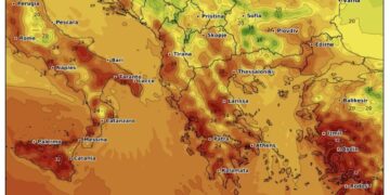 Ecuritë më të fundit sinoptike dhe tendencat për ditët e ardhshme!
