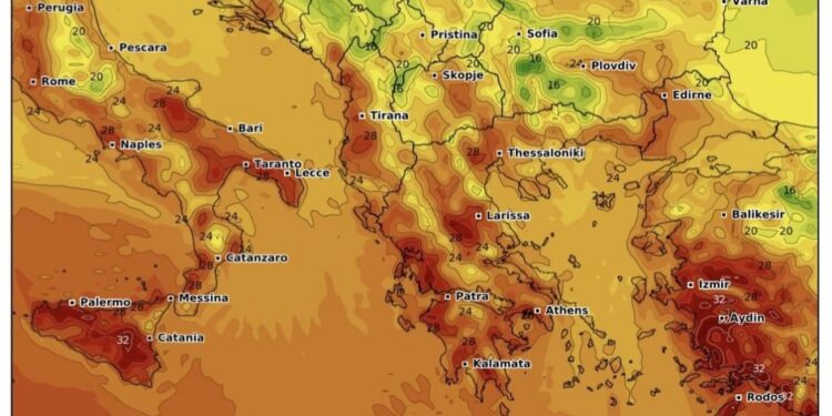 Ecuritë më të fundit sinoptike dhe tendencat për ditët e ardhshme!
