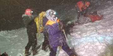 Pamje se si stuhia ua mori jetën 5 alpinistëve në majën më të lartë në Evropë