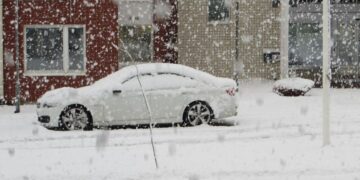 Bie bora e parë e këtij dimri në Finlandë