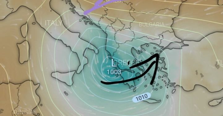 Cikloni “ngecë” në Detin Jon