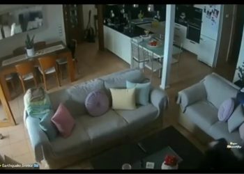 Pamje nga disa kënde nga tërmeti i fuqishëm sot në Kretë