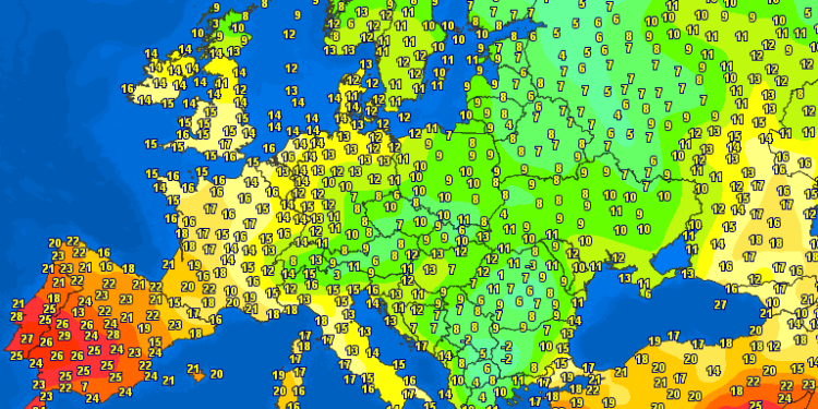 Temperaturat gjatë ditës së sotme!