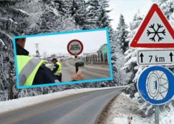 Nga e hëna duhet të keni të vendosura pajisjet dimërore në veturë, ndryshe gjobiteni me 40 euro