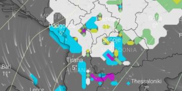 Fundjava me reshje të reja bore në shumë pjesë të Kosovës!