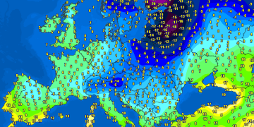 Filloi adveksioni i temperaturave pak më të larta!