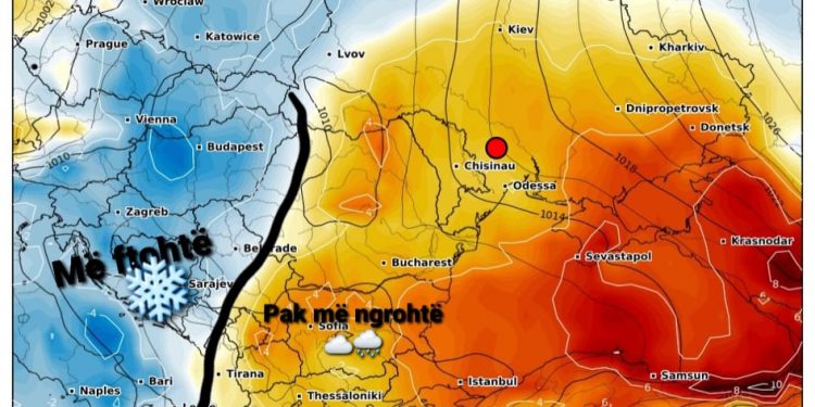 Gjendja sinoptike dhe temperaturat këtë fundjavë!