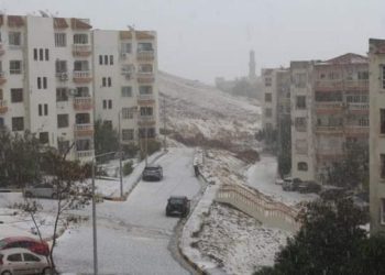 Tek ne mot pranveror, Arabia Saudite mbulohet nga bora