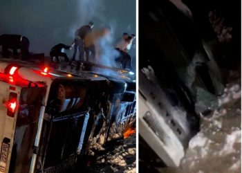 9 persona të lënduar pasi autobusi kosovar u rrotullua në Serbi