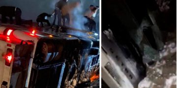 9 persona të lënduar pasi autobusi kosovar u rrotullua në Serbi