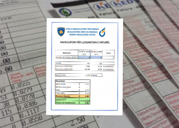 ZRRE-ja publikon kalkulatorin për llogaritjen e faturës së rrymës me tarifat e reja