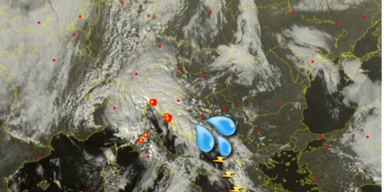 Rrebeshe të fuqishme në Shqipëri sonte, shi edhe në Kosovë!