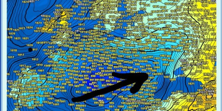 Cikloni masiv Gjenovian shkakton turbulenca!