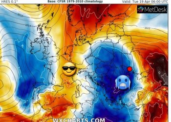 Masa mjaft e ftohtë ajrore “gllabëron” rajonin tonë!