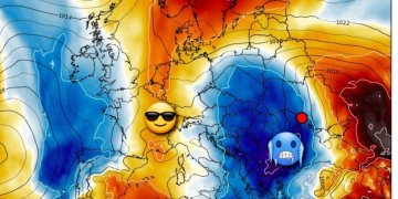 Masa mjaft e ftohtë ajrore “gllabëron” rajonin tonë!