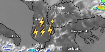 Fronti i ftohtë solli ulje të temperatuave, por nuk solli reshje, ditëve të ardhshme destabilizim gradual i motit!