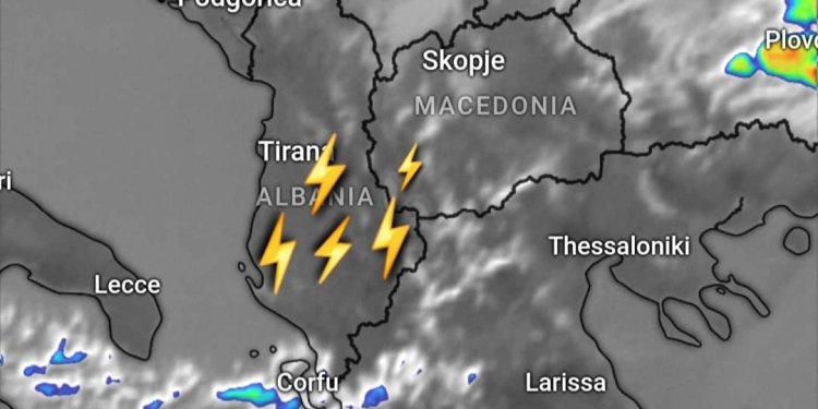 Fronti i ftohtë solli ulje të temperatuave, por nuk solli reshje, ditëve të ardhshme destabilizim gradual i motit!