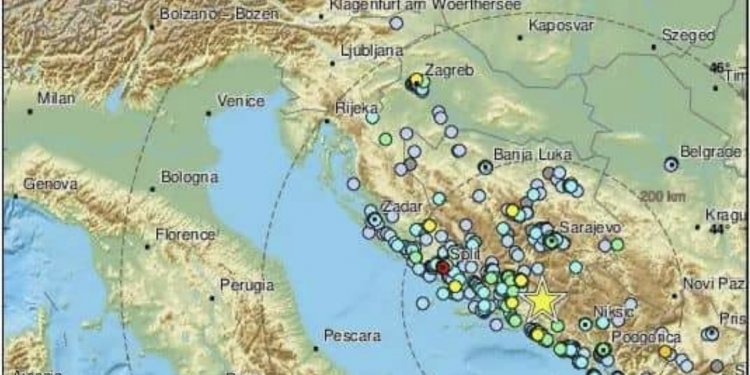 Lëkundje në tërë rajonin: Tërmeti i fuqishëm që u ndje në Kosovë, ishte me magnitudë 5.7, me epiqendër në Bosnjë