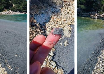 Duket si asfalt i shtruar deri në plazh, fenomeni i çuditshëm që po ndodh në Kroaci