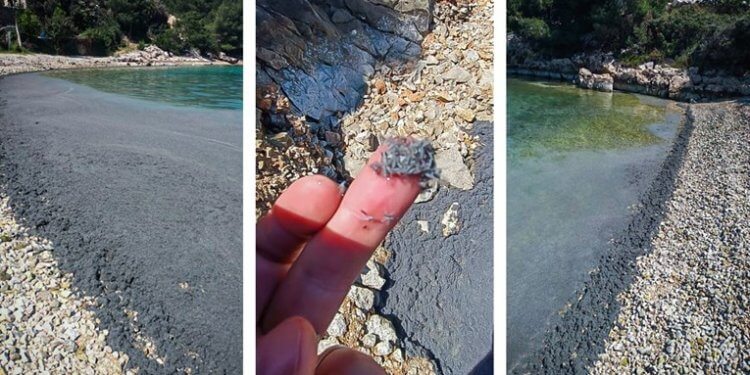 Duket si asfalt i shtruar deri në plazh, fenomeni i çuditshëm që po ndodh në Kroaci