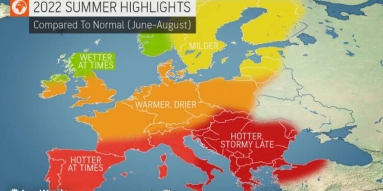 Del parashikimi i AccuWeather për verën 2022!