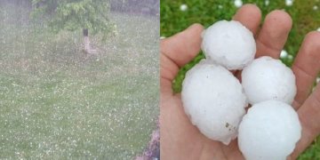 Breshër i madh në Kroaci, i dëmton xhamat e veturave dhe i shkatërron të mbjellat