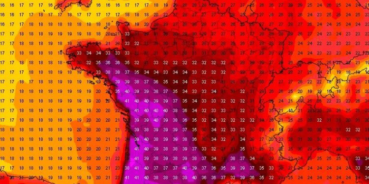Valë nxehtësie në Evropë, temperaturat deri në 40° në disa vise
