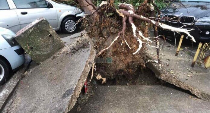 Furtunë e madhe në Shkup, dalin pamjet e para