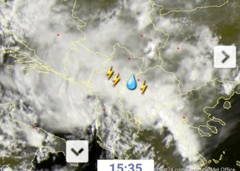 Depërtimi i ciklonit në jug të Ballkanit sjellë shtrëngata lokale dhe shi!