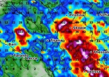 Reshje të dendura shiu në disa rajone!