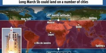 Edhe një raketë 23 tonëshe kineze pritet të përplaset me tokën!