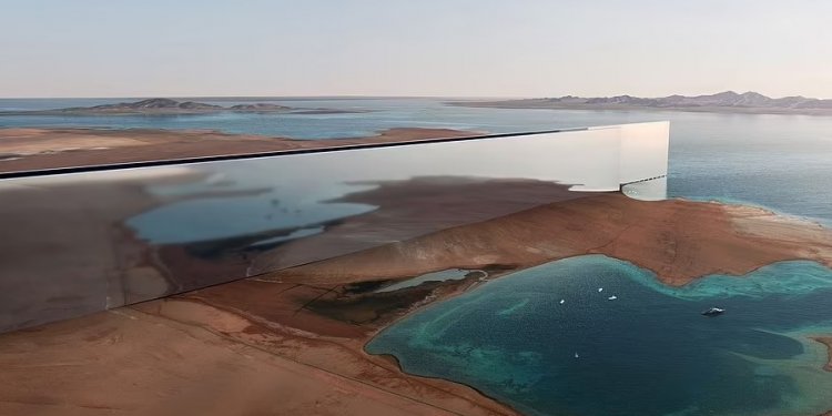 Kështu do të duket ‘rrokaqielli 120 kilometra i gjatë’ në shkretëtirën e Arabisë Saudite