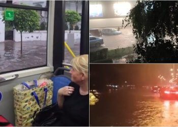 Shira të rrëmbyeshëm dhe stuhi të forta përfshinë dje pasdite Beogradin, shikoni pamjet!