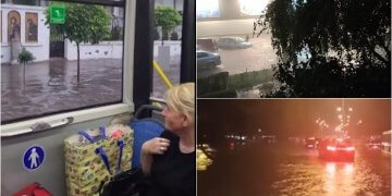 Shira të rrëmbyeshëm dhe stuhi të forta përfshinë dje pasdite Beogradin, shikoni pamjet!