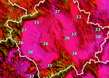Këto janë temperaturat më të larta që u regjistruan sot!