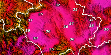 Këto janë temperaturat më të larta që u regjistruan sot!