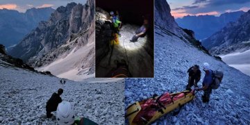 Shërbimi i Kërkim-Shpëtimit Malor të Kosovës publikon pamje të reja nga nxjerrja e turistit të mbytur serb nga bjeshkët e Valbonës!