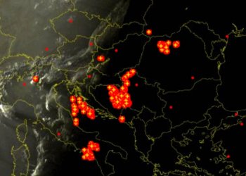 Stuhi të forta përfshijnë pjesë të Ballkanit!