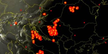 Stuhi të forta përfshijnë pjesë të Ballkanit!