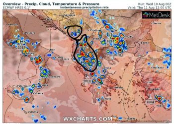 Moti nesër dhe ditëve në vazhdim! (11.08.2022.) E Enjte