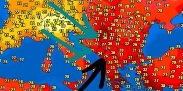 Fronti i ftohtë arrin deri në Slloveni dhe veriperëndim të Kroacisë!