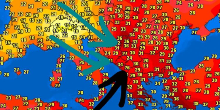 Fronti i ftohtë arrin deri në Slloveni dhe veriperëndim të Kroacisë!