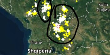 Atmosfera mjaft aktive sonte në disa zona të Kosoves dhe Maqedonisë së Veriut!