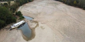 Thatësira ekstreme, shikoni gjendjen e lumit më të madh në Francë
