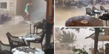 Rrugë të vërshuara, njerëz duke ikur – stuhi të forta godasin Kroacinë