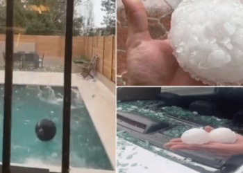 Stuhia godet Spanjën, copëza e madhe e breshërit mbyt 1 vjeçaren